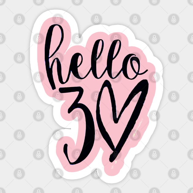 30th Birthday Sticker by paintkiller617